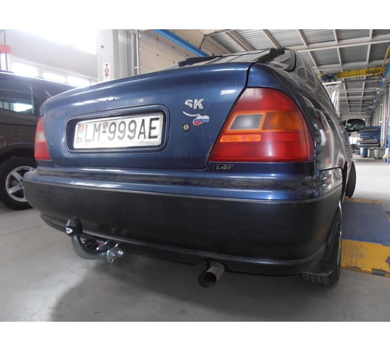 Полностью оцинкованный фаркоп GALIA для Honda Civic хетчбек 5 дверей 1995-2000 тип шара A H010A