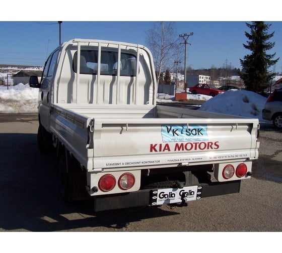 Полностью оцинкованный фаркоп GALIA для Kia K2500 2003- (кроме 4x4), Kia Bongo 3 2006- (кроме 4x4) быстросъемный шар K026C