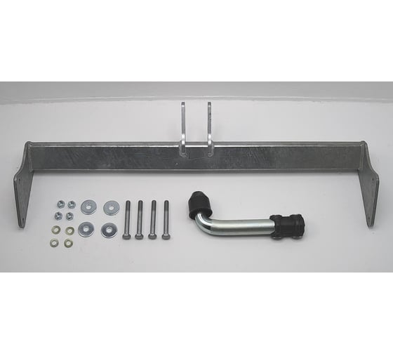 Полностью оцинкованный фаркоп GALIA для Jeep Compass MK 2006-2011, Jeep Liberty 2006-2011 тип шара A J012A