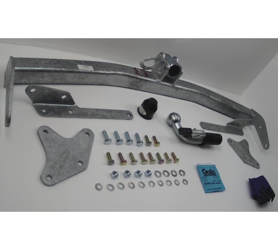 Полностью оцинкованный фаркоп GALIA для Toyota Highlander 2010-2014 быстросъемный шар T068C