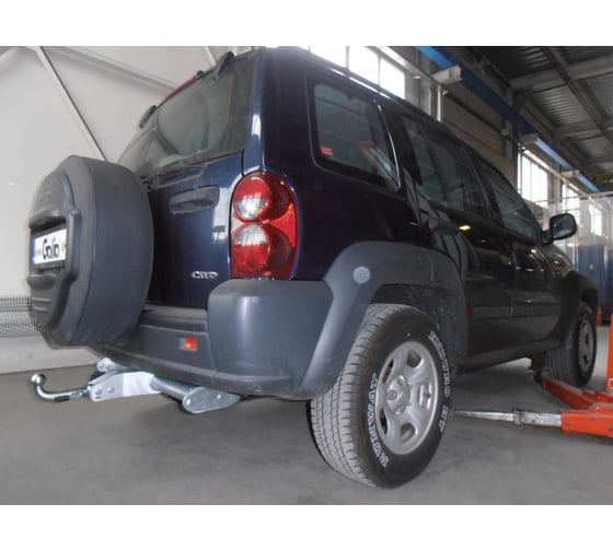 Полностью оцинкованный фаркоп GALIA для Jeep Cherokee KJ 2001-2008 быстросъемный шар J007C
