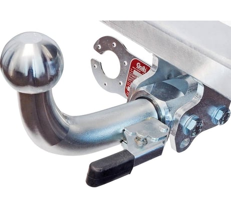 Полностью оцинкованный фаркоп GALIA для Volkswagen Tiguan 2007-2016, 2016-, Audi Q3 2011-2018, Seat Tarraco 2018- быстросъемный шар V069C