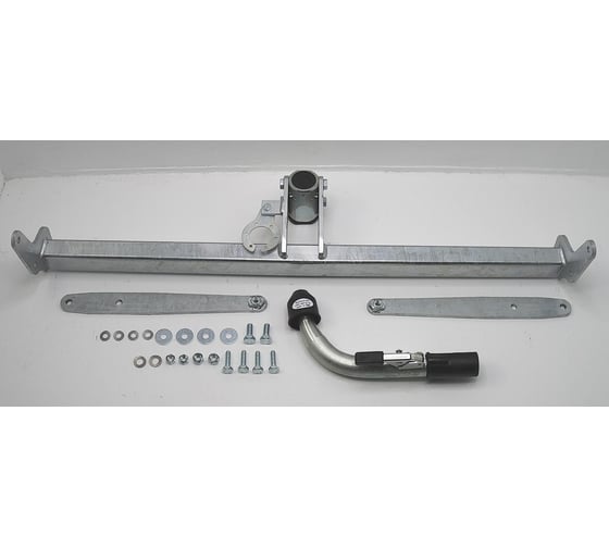 Полностью оцинкованный фаркоп GALIA для Skoda Octavia II седан/универсал 2005-2013, Skoda Octavia Scout 2008-2013, в т.ч. 4WD быстросъемный шар S086C