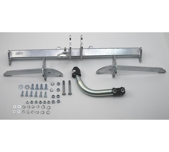 Полностью оцинкованный фаркоп GALIA для Opel Corsa D 2006-2014, FIAT Grande Punto 2005-2010, Grande Punto Evo 2005-2010, Alfa Romeo MiTo 2008-2018 тип шара A F101A
