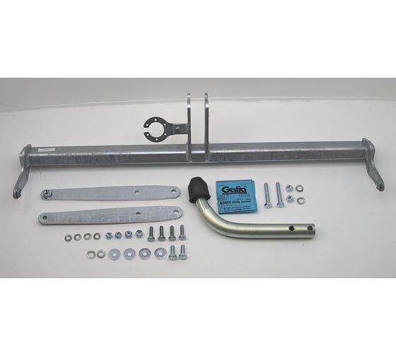 Полностью оцинкованный фаркоп GALIA для Skoda Octavia II седан/универсал 2005-2013, Skoda Octavia Scout 2008-2013, в т.ч. 4WD тип шара A S086A