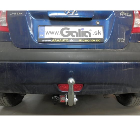 Полностью оцинкованный фаркоп GALIA для Hyundai Getz 2006-2011 быстросъемный шар H068C
