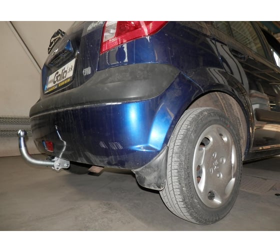 Полностью оцинкованный фаркоп GALIA для Hyundai Getz 2006-2011 быстросъемный шар H068C