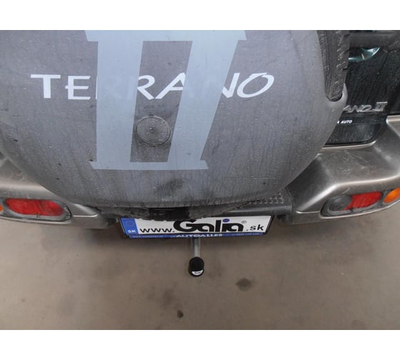 Полностью оцинкованный фаркоп GALIA для Ford Maverick 1993-2000, Nissan Terrano 1993-2002 быстросъемный шар N027C
