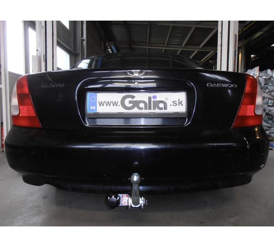 Полностью оцинкованный фаркоп GALIA для Daewoo Nubira седан 1997-2003 быстросъемный шар D014C