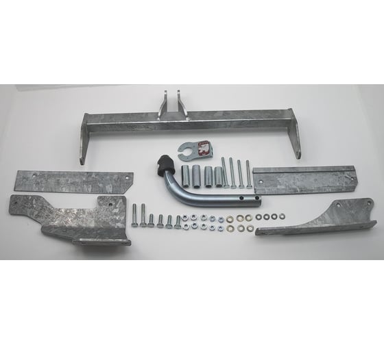 Полностью оцинкованный фаркоп GALIA для Chevrolet Aveo седан 2002-2012, Daewoo Kalos седан 2002-2012, Chevrolet Nexia 2020- тип шара A C049A