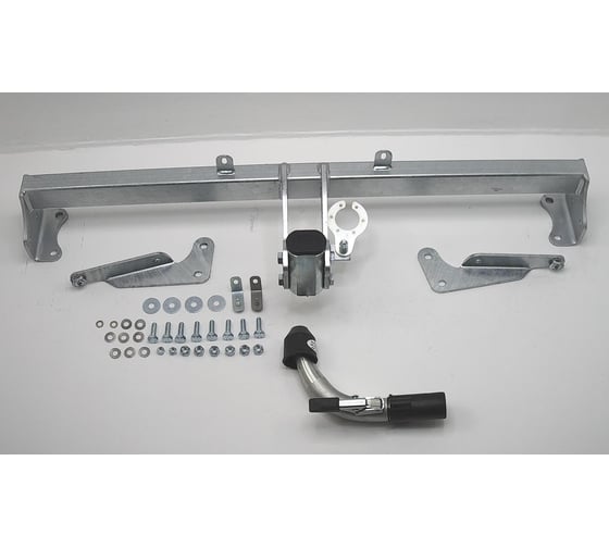 Полностью оцинкованный фаркоп GALIA для Volkswagen Caddy 2004-2020 быстросъемный шар V067C