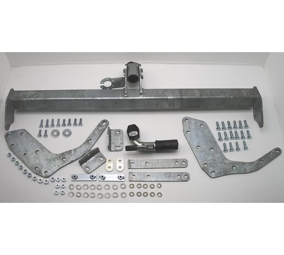 Полностью оцинкованный фаркоп GALIA для Ford Ranger 2012-2022, Mazda BT-50 2012-2020 быстросъемный шар F126C