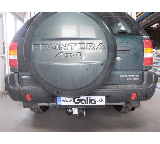 Полностью оцинкованный фаркоп GALIA для Opel Frontera B 1998-2004 тип шара A O057A