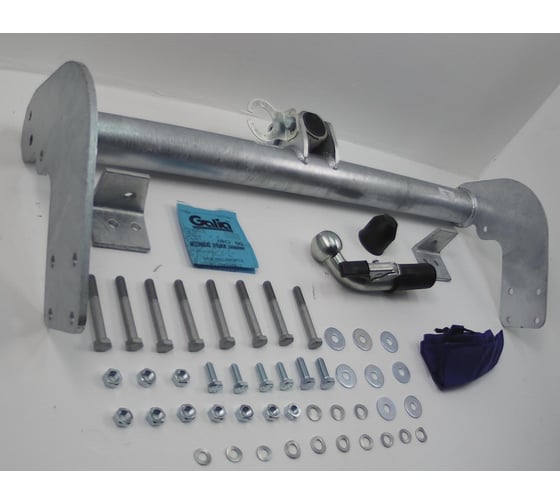 Полностью оцинкованный фаркоп GALIA для Mercedes Sprinter Classic 2013-2020, Mercedes Sprinter 1995-2006, Volkswagen LT 1995-2006 без ступеньки LWB M034C