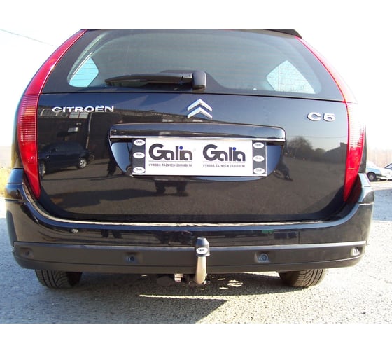 Полностью оцинкованный фаркоп GALIA для Citroen C5 I и II универсал 2001-2008 быстросъемный шар C040C