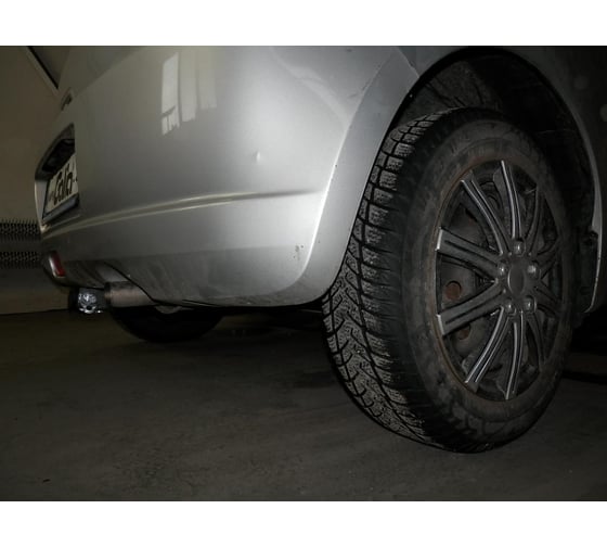 Полностью оцинкованный фаркоп GALIA для Suzuki Swift хетчбек 3/5 дверей 2005-2009, кроме 4WD / Opel Agila B 2008-2014 быстросъемный шар S078C