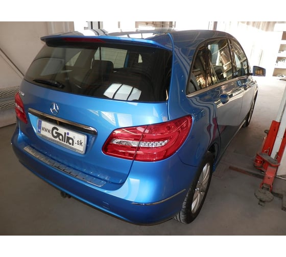 Полностью оцинкованный фаркоп GALIA для Mercedes A-Class w176 дорестайлинг 2012-2015, Mercedes B-Class w246 2012-2019 быстросъемный шар M128C