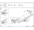 Полностью оцинкованный фаркоп GALIA для Mitsubishi Eclipse Cross 2018-, Mitsubishi ASX 2010-2022, Citroen C4 Aircross 2012-2016, Peugeot 4008 2012-2016 тип шара A M122A 3