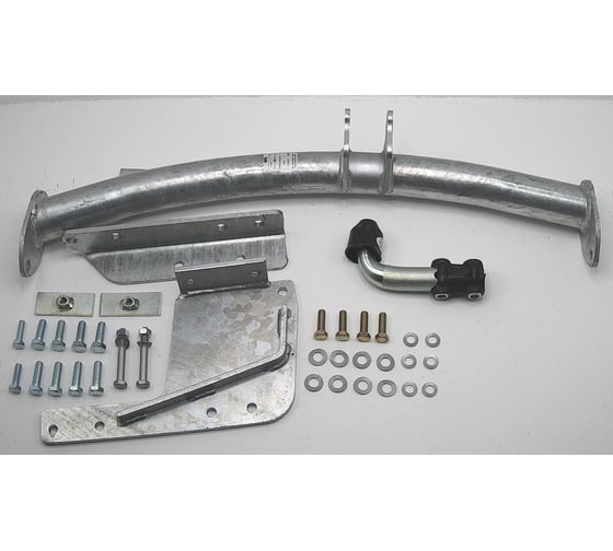 Полностью оцинкованный фаркоп GALIA для Toyota Land Cruiser 100 1998-2008, Lexus LX470 1998-2008 тип шара A T050A