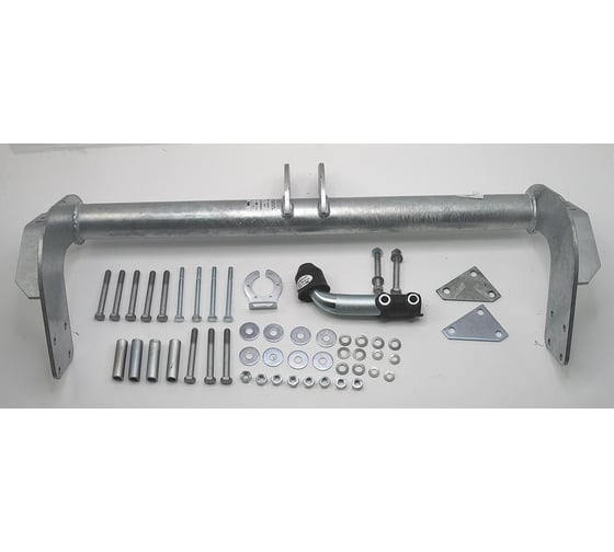 Полностью оцинкованный фаркоп GALIA для Mercedes Sprinter Classic 2013- со ступенькой, Mercedes Sprinter 1995-2006, Volkswagen LT 1995-2006 со ступенькой тип шара A M035A
