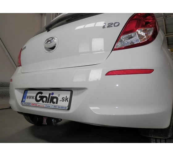 Полностью оцинкованный фаркоп GALIA для Hyundai i20 2008-2014 быстросъемный шар H080C