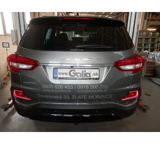 Полностью оцинкованный фаркоп GALIA для Ssang Yong Rexton, в т.ч. дизель 2017- быстросъемный шар S126C