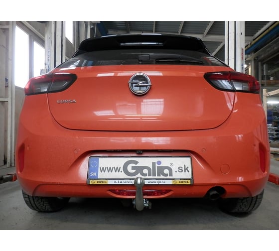 Полностью оцинкованный фаркоп GALIA для Opel Corsa 2019-, Peugeot 208 2019- тип шара A O072A