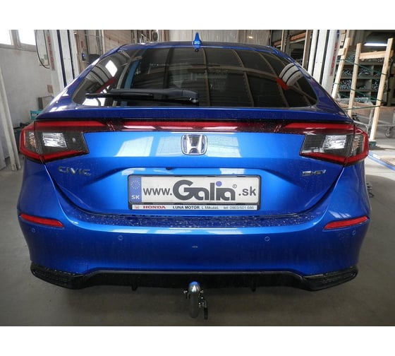 Полностью оцинкованный фаркоп GALIA для Honda Civic хетчбек 5 дверей 2022- быстросъемный шар H111C