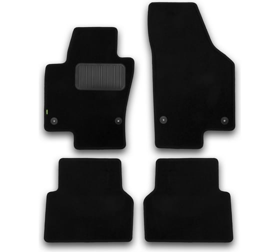 Коврики в салон KLEVER Standard VOLKSWAGEN Tiguan, 2007-2016, кросс., 4 шт. KLEVER02512101210kh 1