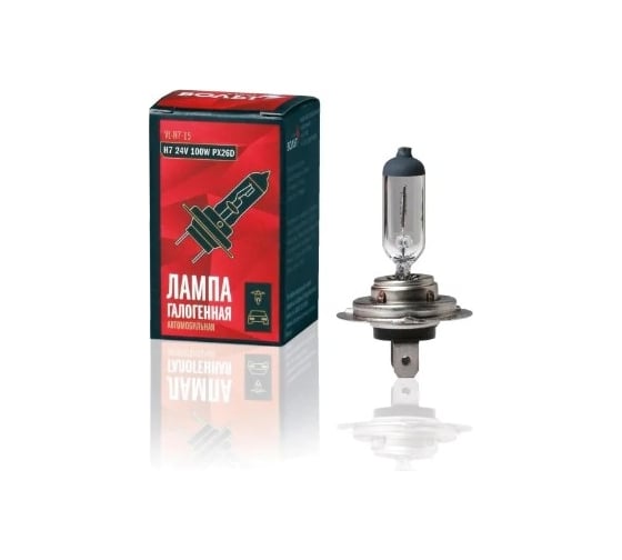 Галогенная лампа StartVOLT H7 24V, 100W, PX26D VL-H7-15