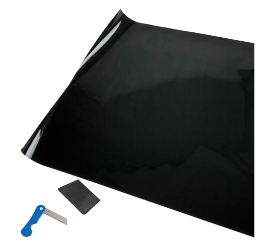 Тонировочная пленка MEGAPOWER Ultra Super Dark Black 2.0 %, 50x300 см M-SRCBK-011 1