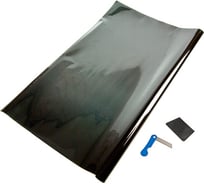 Тонировочная пленка MEGAPOWER Ultra Super Dark Black 1.1 %, 75x300 см M-BK-012