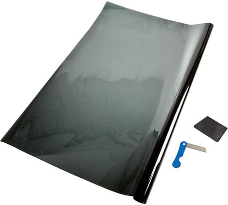 Тонировочная пленка MEGAPOWER Super Dark Black 5.9 %, 75x300 см M-BK-052