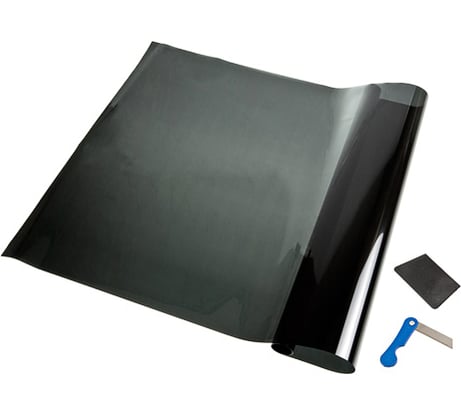 Тонировочная пленка MEGAPOWER Super Dark Black 5.9 %, 50x300 см M-BK-051