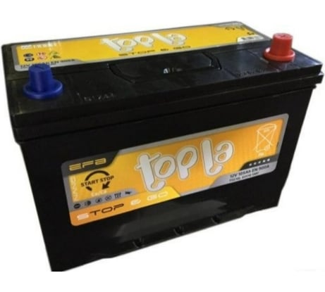 Автомобильный аккумулятор TAB Topla efb stop-go 6ст-105.0 яп.ст/бортик 112005
