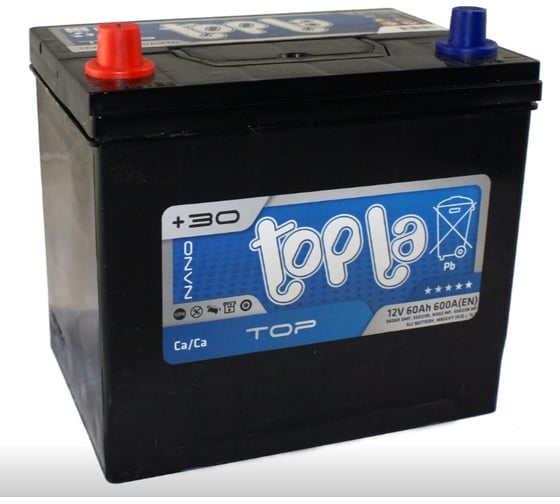 Автомобильный аккумулятор TAB Topla top 6ст-60.1 яп.ст/бортик 118960