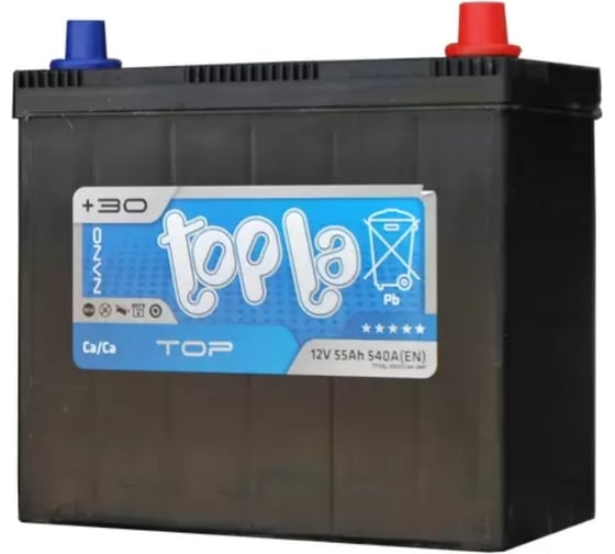 Автомобильный аккумулятор TAB Topla top 6ст-55.0 яп ст/тонк.кл.с переходн. 118255