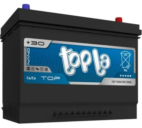 Автомобильный аккумулятор TAB Topla top 6ст-70.0 яп.ст/бортик 118870