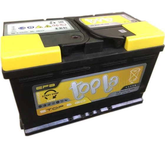 Автомобильный аккумулятор TAB Topla efb stop-go 6ст-80.0 112080 1