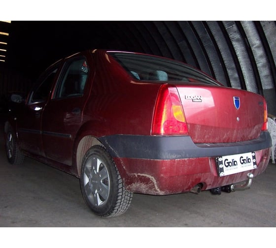 Полностью оцинкованный фаркоп Galia для Renault Logan седан 2005-2014 тип шара A D033A