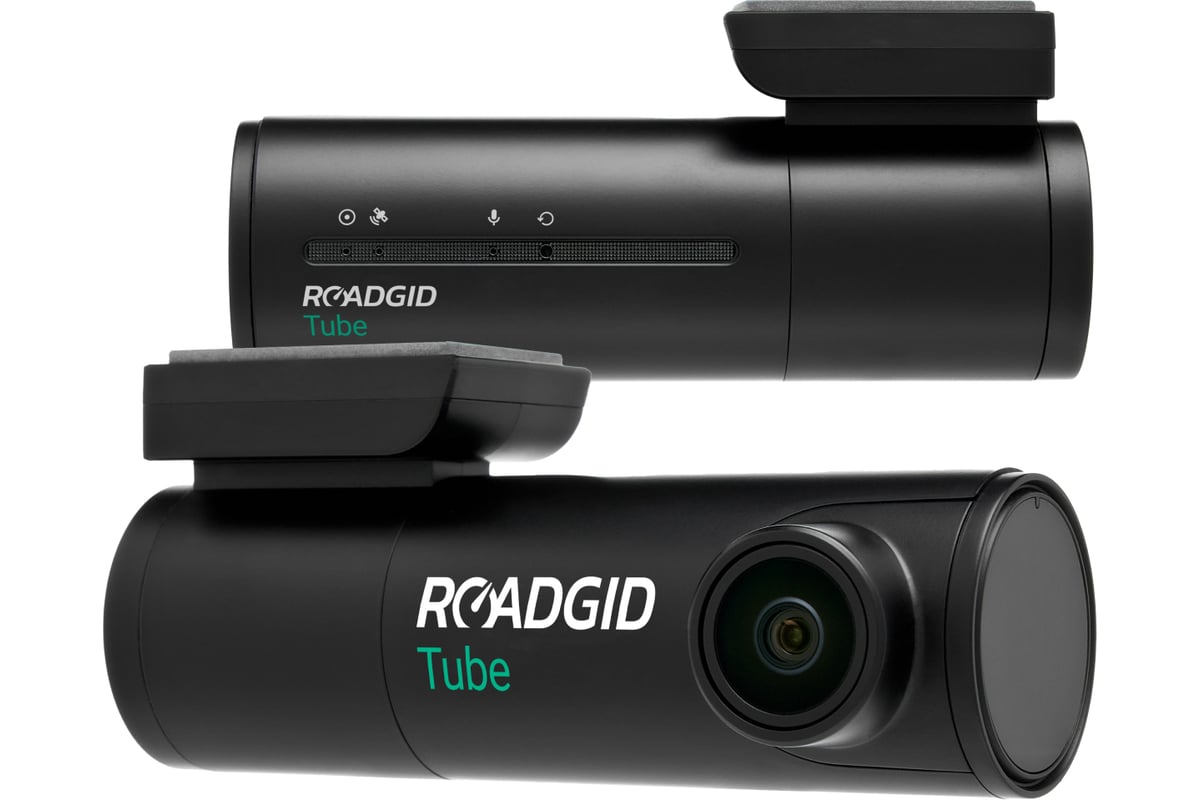 Видеорегистратор ROADGID Tube 4К с Wi-Fi и GPS 1049608 - выгодная цена,  отзывы, характеристики, 1 видео, фото - купить в Москве и РФ