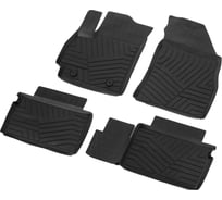 Коврики в салон авто Rival Omoda C5 2021-н.в., литьевой полиуретан, с крепежом 60201001