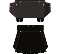 Защита картера SHERIFF для BMW X 5 1999-2006 3.0/ 3.5/ 4,4 3.0d/ 3.5d/ 4.0d, гнутая, сталь 2.0 мм, с крепежом 0283