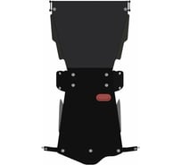 Защита картера SHERIFF для GAZ 31105 (3M3) 2004-2009 2.3, гнутая, сталь 2.0 мм, с крепежом 0595