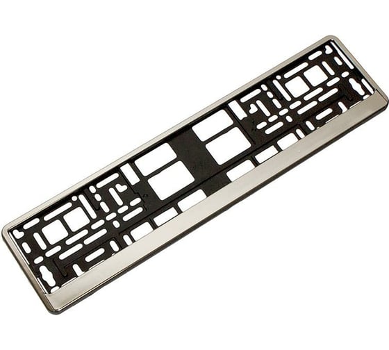 Пластмассовая рамка номерного знака Хром DolleX SPL-17 1