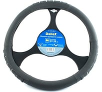 Оплетка руля DolleX D=38 см серая OPL-38614