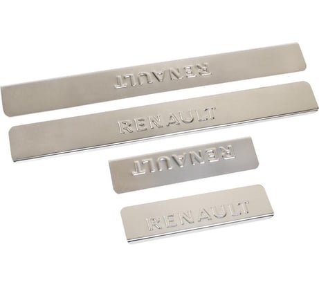 Накладки внутренних порогов DolleX RENAULT Fluence нержавеющая сталь к-т 4 шт. NPS-039