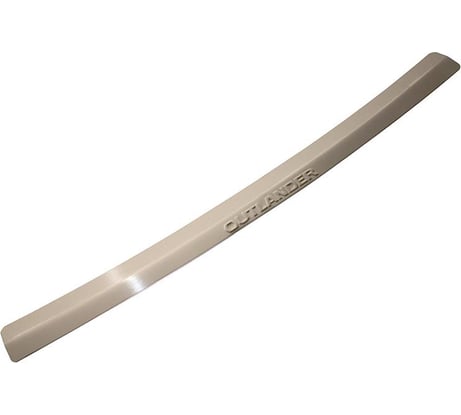 Накладка бампера декор DolleX MITSUBISHI Outlander 2015-н.в, штамп OUTLANDER нержавеющая сталь NBI-055