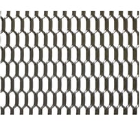 Облицовка радиатора DolleX алюминий 100 х 30 см, хром, ячейки 20х6мм сота DKS-039