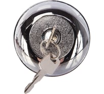 Пробка бензобака ГАЗ с ключом, хром DolleX KTB-021